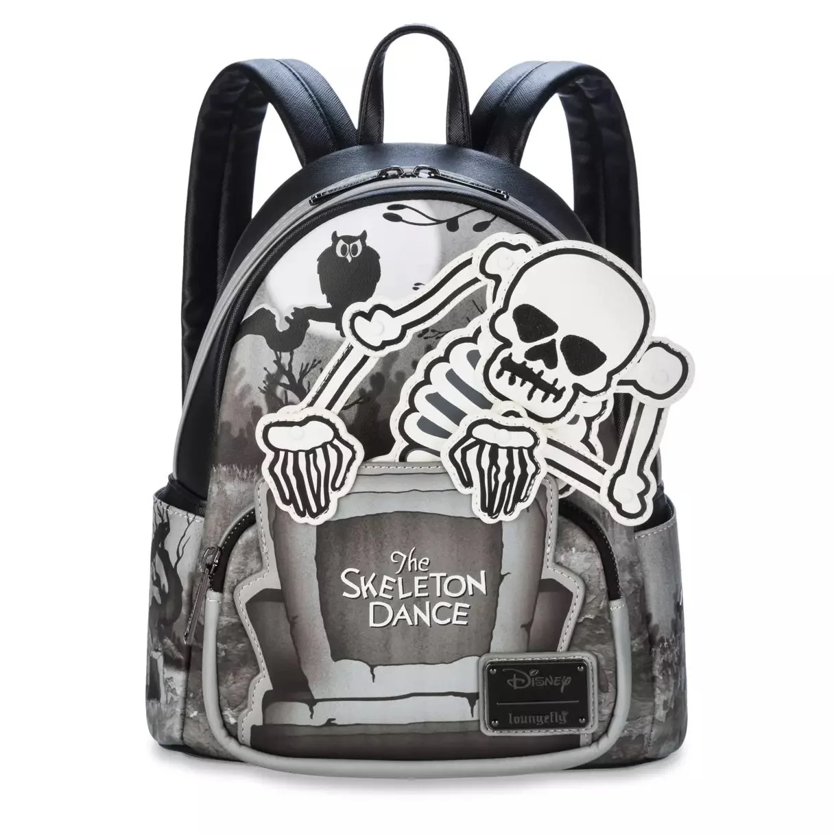 New The Skeleton Dance Glow-in-the Dark Loungefly Mini Backpack on